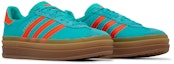 Cheap (W) adidas Gazelle Bold 'Mint Rush Impact Orange' dalam warna Mint dan Oren. IG4386
