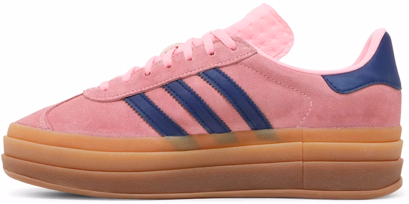 (Women) adidas Gazelle Bold 'Pink Glow Gum' H06122 Lookbook (Women) adidas Gazelle Bold 'Pink Glow Gum' H06122