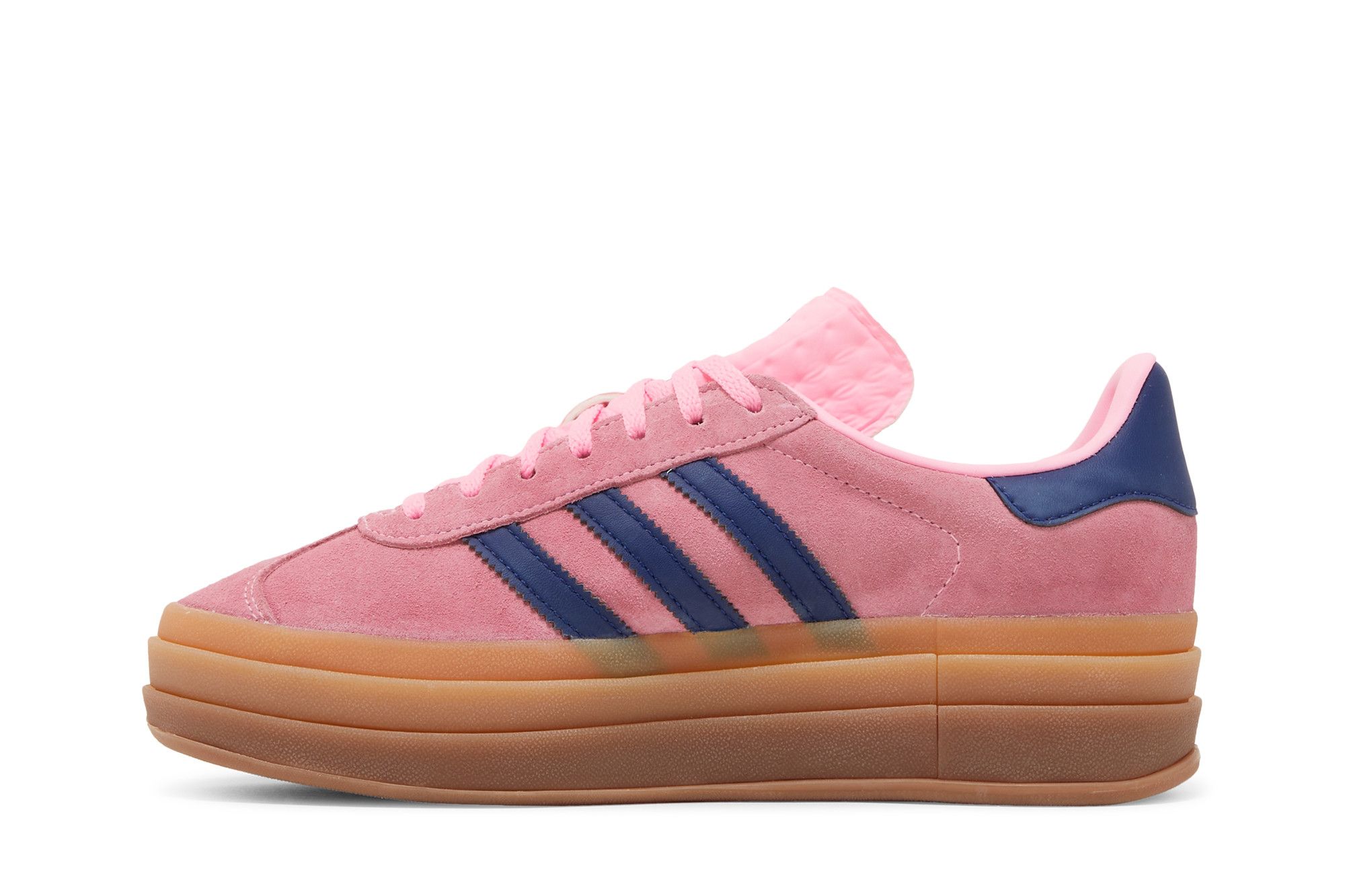 Shop (女性) adidas Gazelle Bold「粉色亮光膠底」H06122