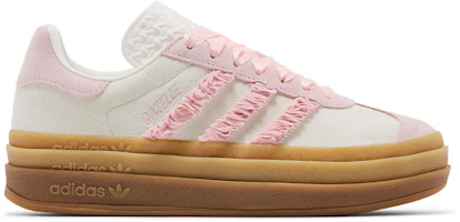 (Women) adidas Gazelle Bold 'Pink Ruffle Lace' JR8374 (Women) adidas Gazelle Bold 'Pink Ruffle Lace' JR8374