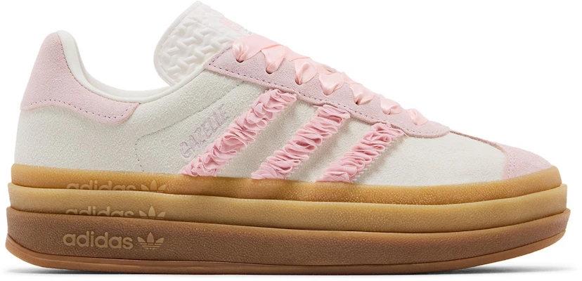 (Women) adidas Gazelle Bold 'Pink Ruffle Lace' JR8374 Buy (Women) adidas Gazelle Bold 'Pink Ruffle Lace' JR8374
