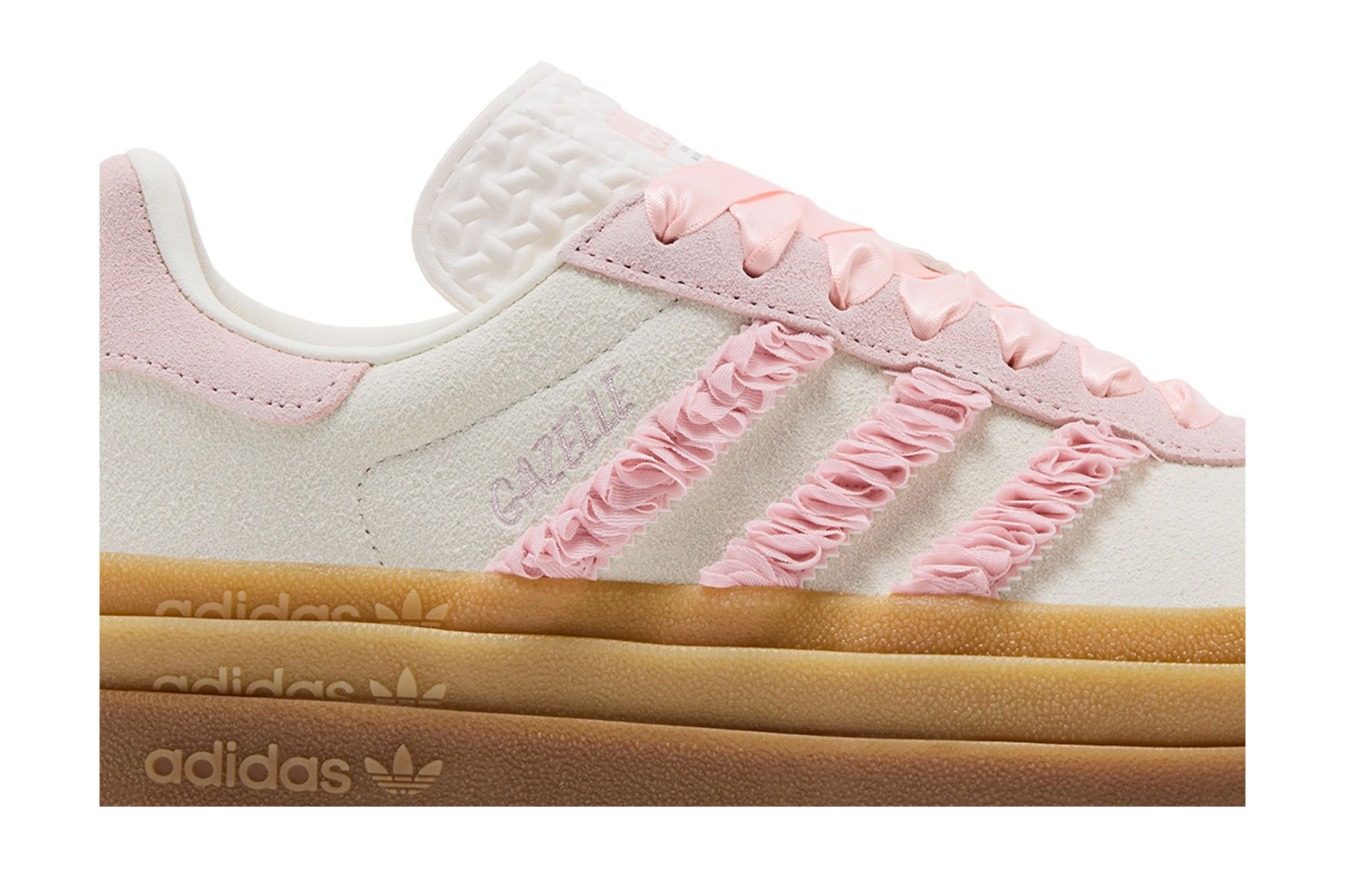 Order (Women) adidas Gazelle Bold 'Pink Ruffle Lace' JR8374