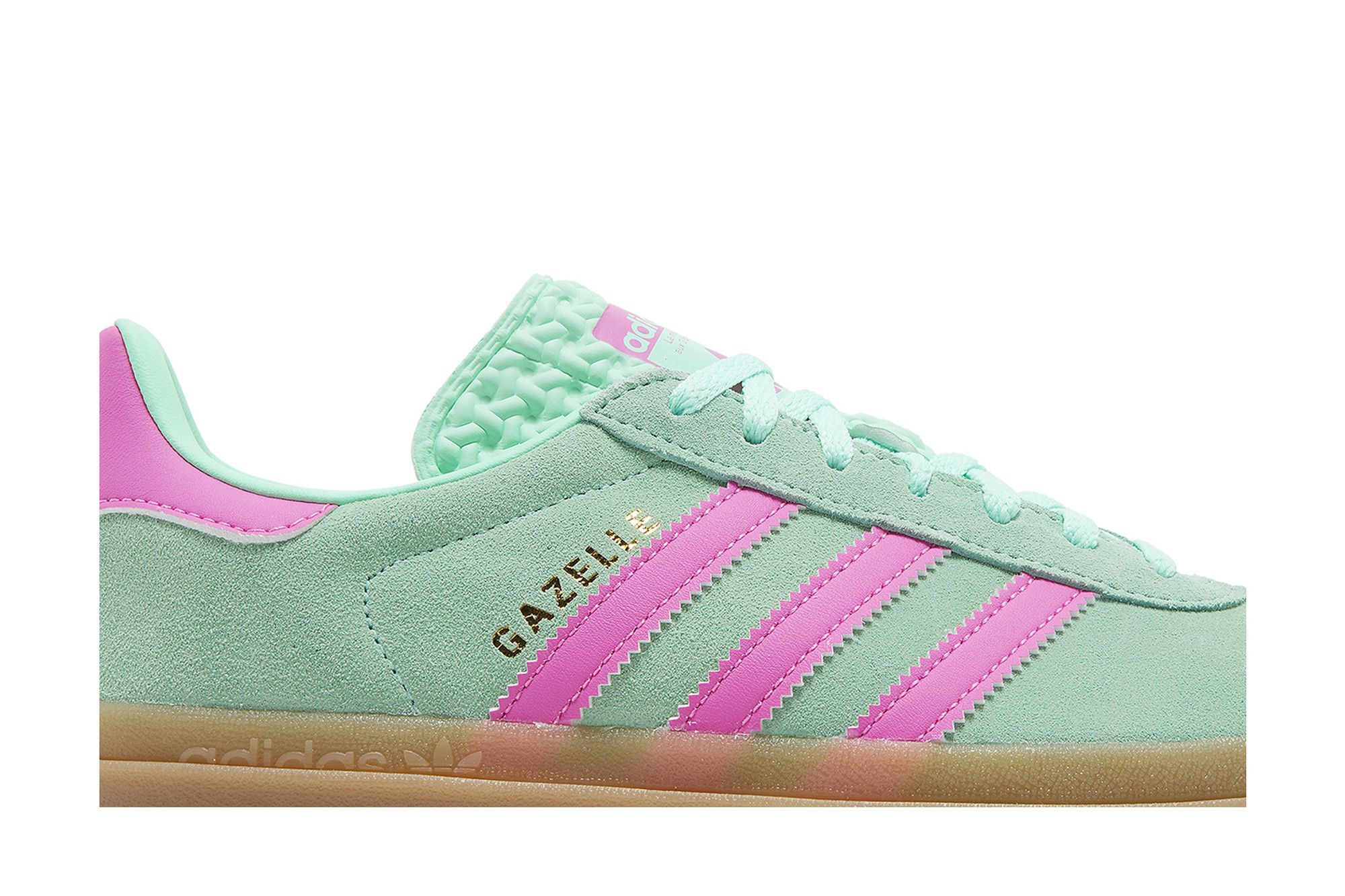 Lookbook （女性）adidas Gazelle Bold 'Pulse Mint Screaming Pink' H06125