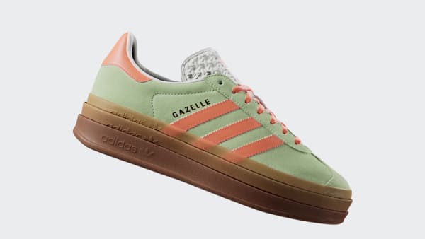 Lookbook (Women) adidas Gazelle Bold 'Semi Green' IH7495