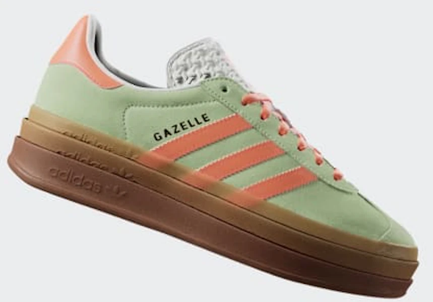 (Women) adidas Gazelle Bold 'Semi Green' IH7495 Lookbook (Women) adidas Gazelle Bold 'Semi Green' IH7495