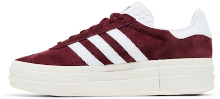 (W) adidas Gazelle Bold 'Merah Gelap Putih' HQ6892 Lookbook (W) adidas Gazelle Bold 'Merah Gelap Putih' HQ6892