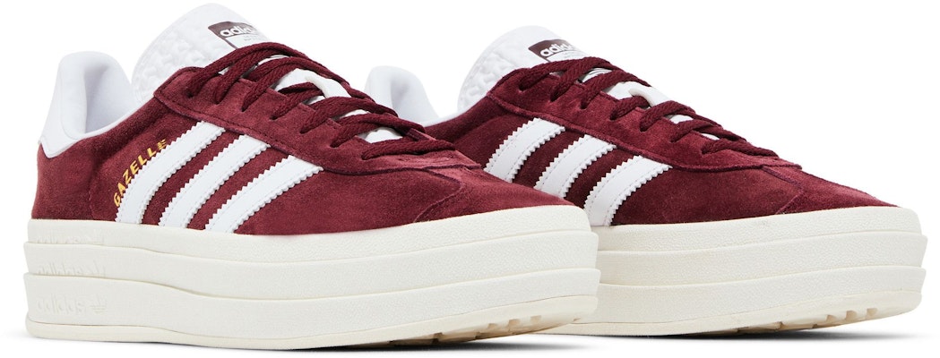 (Women) adidas Gazelle Bold 'Shadow Red White' HQ6892 Cheap (Women) adidas Gazelle Bold 'Shadow Red White' HQ6892
