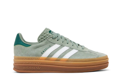 (Women) adidas Gazelle Bold 'Silver Green Gum' ID6998