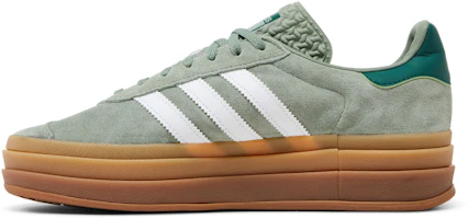 Shop (女性款)adidas Gazelle Bold '銀綠膠底' ID6998
