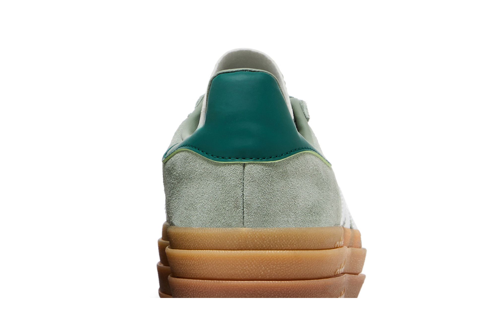 Cheap (W) 阿迪达斯Gazelle Bold“银绿胶底” ID6998