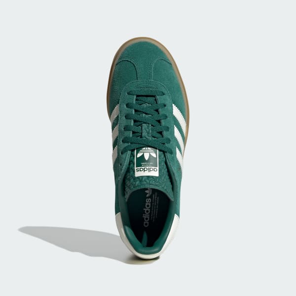 Lookbook (Women) Adidas Gazelle Bold  Sneakers Collegiate Green/Off White/Gold Metallic JI0325