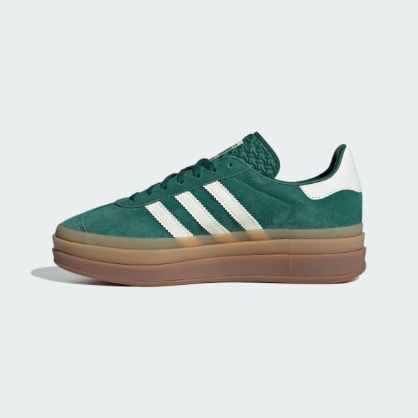 Sizing (Women) Adidas Gazelle Bold  Sneakers Collegiate Green/Off White/Gold Metallic JI0325