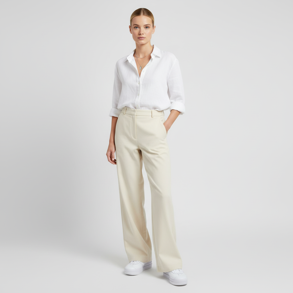 Lookbook (W) adidas Gazelle Bold 'Putih Triple' IE5130