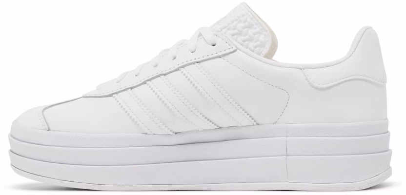 (Women) adidas Gazelle Bold 'Triple White' IE5130 Lookbook (Women) adidas Gazelle Bold 'Triple White' IE5130