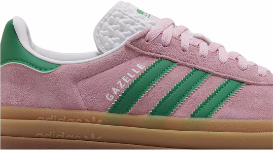 Lookbook (Women) adidas Gazelle Bold 'True Pink Green' IE0420