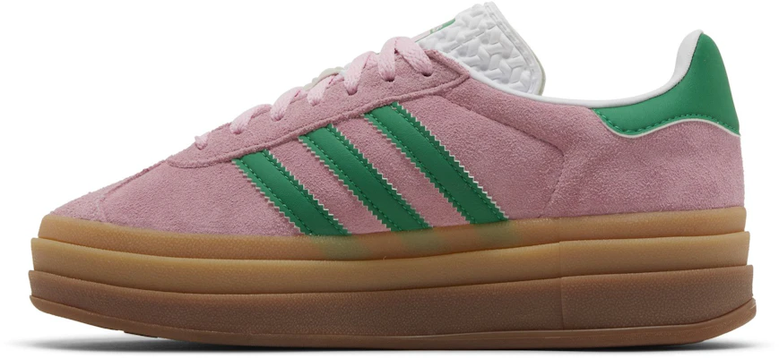 (W) adidas Gazelle Bold 'Pink Hijau Asli' IE0420 Lookbook (W) adidas Gazelle Bold 'Pink Hijau Asli' IE0420