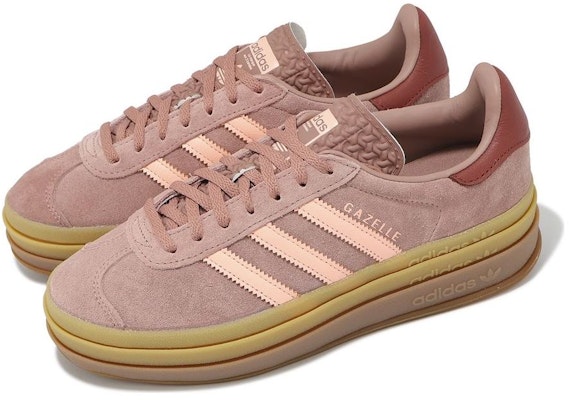 (Women) adidas Gazelle Bold 'Warm Clay' JH9666 Lookbook (Women) adidas Gazelle Bold 'Warm Clay' JH9666