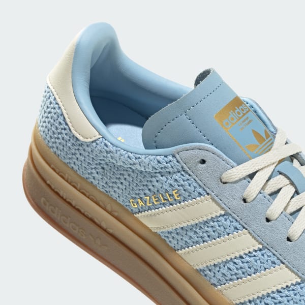 Sizing (W) Adidas Gazelle Bold Clear Sky/Sand Strata/Cream White Lelaki/Wanita. JS3899