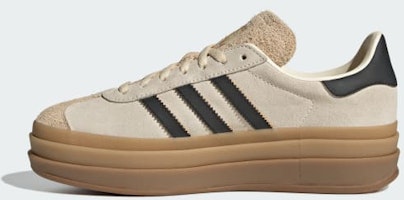 (W) Adidas Gazelle Bold 奶油白/核心黑/沙色 Strata JS3892 Details for (W) Adidas Gazelle Bold 奶油白/核心黑/沙色 Strata JS3892