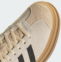 (W) Adidas Gazelle Bold 奶油白/核心黑/沙色 Strata JS3892 1