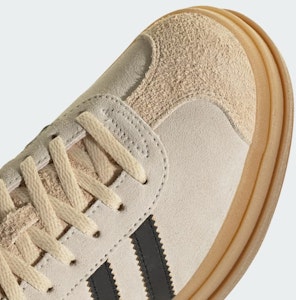 (W) 阿迪达斯 Gazelle Bold 奶油白/核心黑/沙色 JS3892 1