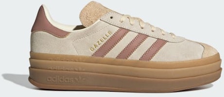 (Women) Adidas Gazelle Bold Cream White/Warm Clay/Sand Strata JS3893 (Women) Adidas Gazelle Bold Cream White/Warm Clay/Sand Strata JS3893
