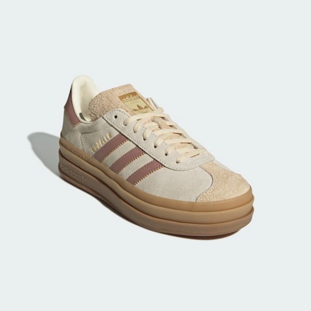 (Women) Adidas Gazelle Bold Cream White/Warm Clay/Sand Strata