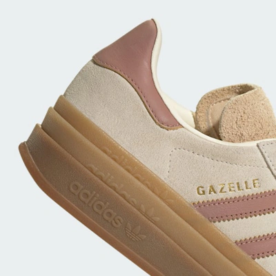 (Women) Adidas Gazelle Bold Cream White/Warm Clay/Sand Strata