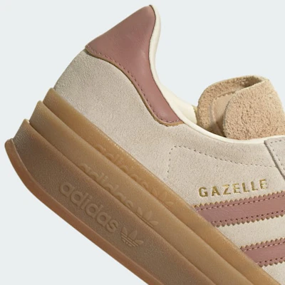 (W) Adidas Gazelle Bold 米白/暖粘土/沙色 JS3893 2