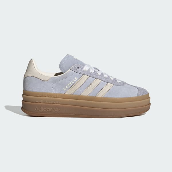 (Women) adidas Gazelle Bold Crystal Sky/Chalk Pearl/Ice Gold Met IH4210