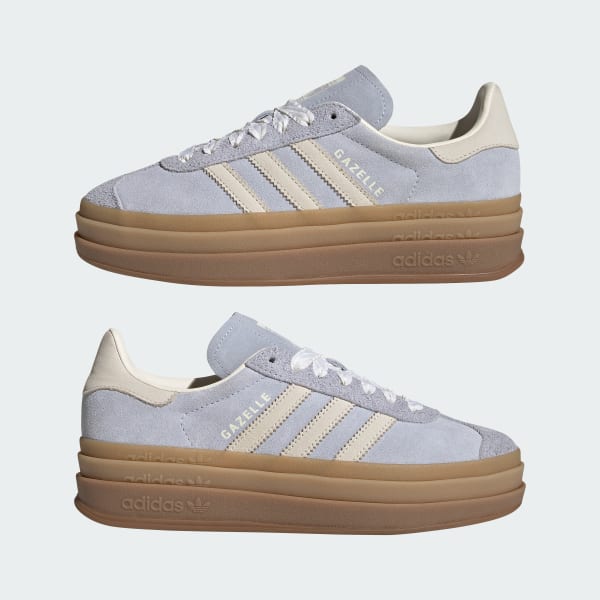 Sizing (W) adidas Gazelle Bold 水晶藍/粉珍珠/冰金配色 IH4210