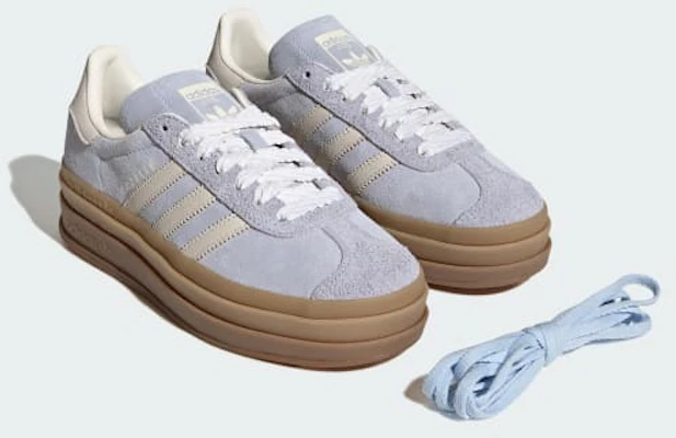 (W) adidas Gazelle Bold 水晶藍/粉珍珠/冰金配色 IH4210 Cheap (W) adidas Gazelle Bold 水晶藍/粉珍珠/冰金配色 IH4210