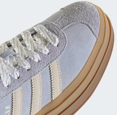 (W) adidas Gazelle Bold 水晶藍/粉珍珠/冰金配色 IH4210 2