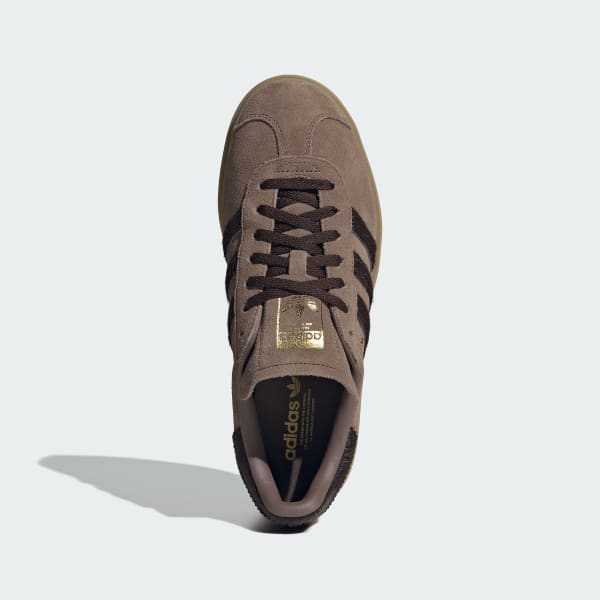 Order (Women) adidas Gazelle Bold Earth Strata/Aurora Coffee/Gold Metallic IH4202