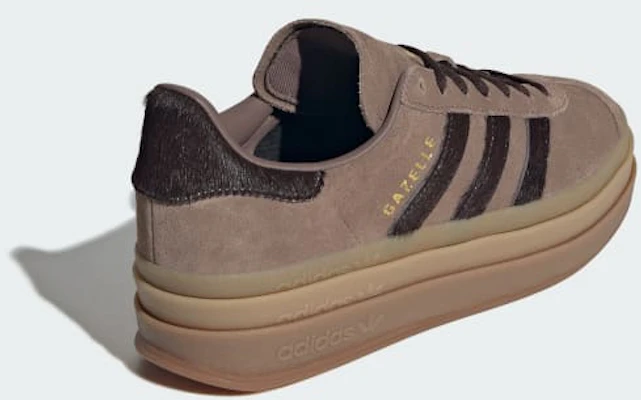 (W) adidas Gazelle Bold 大地層/曙光咖啡/金屬金 IH4202 Details for (W) adidas Gazelle Bold 大地層/曙光咖啡/金屬金 IH4202