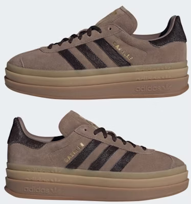 (Women) adidas Gazelle Bold Earth Strata/Aurora Coffee/Gold Metallic IH4202 Sizing (Women) adidas Gazelle Bold Earth Strata/Aurora Coffee/Gold Metallic IH4202