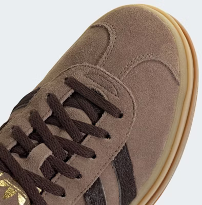 (Women) adidas Gazelle Bold Earth Strata/Aurora Coffee/Gold Metallic IH4202 Cheap (Women) adidas Gazelle Bold Earth Strata/Aurora Coffee/Gold Metallic IH4202