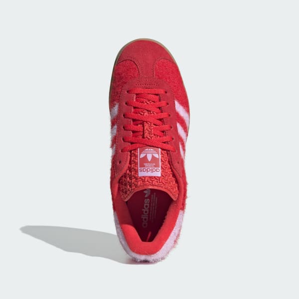 Lookbook (W) Adidas Gazelle 厚底鞋 深紅/粉紫/金屬金 JS3905