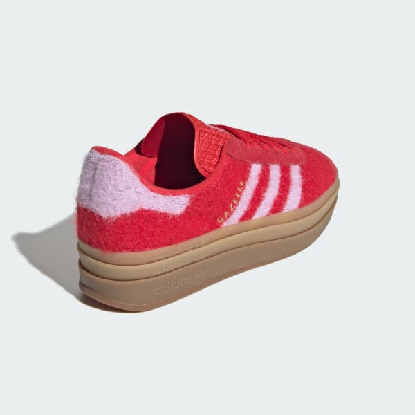 Details for (W) Adidas Gazelle 厚底鞋 深紅/粉紫/金屬金 JS3905