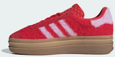 Sizing (W) Adidas Gazelle 厚底鞋 深紅/粉紫/金屬金 JS3905