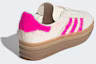 Details for (W) Adidas Gazelle Bold Cream Blanc/Rose Shock/Doré Métallisé Chaussures. JS3908