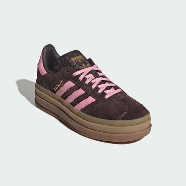 Purchase (W) Adidas Gazelle Bold Aurora Coffee/Pink/Gold Kasut Sneakers. IH6786