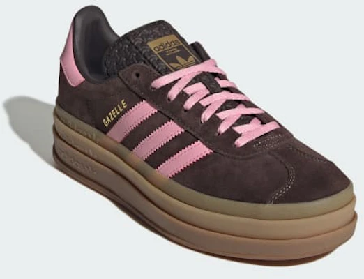 (W) Adidas Gazelle Bold Aurora Coffee/Pink/Gold Kasut Sneakers. IH6786 Purchase (W) Adidas Gazelle Bold Aurora Coffee/Pink/Gold Kasut Sneakers. IH6786