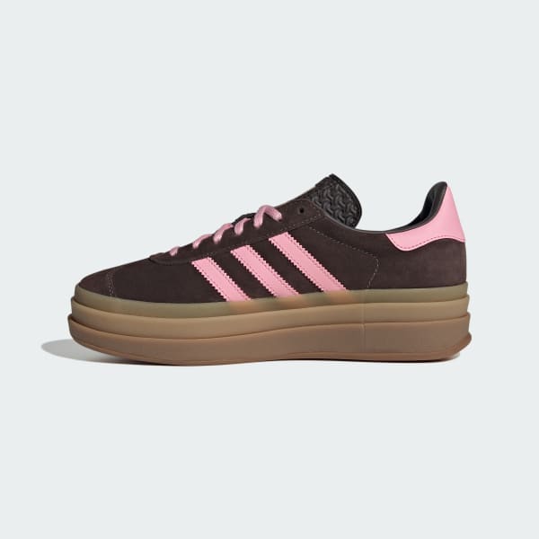 Sizing (W) Adidas Gazelle Bold Aurora Coffee/Pink/Gold Kasut Sneakers. IH6786
