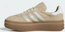 Details for (Women) adidas Gazelle Bold Stone Khaki/Cream White/Gold Metallic IH4201