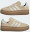 Sizing (Women) adidas Gazelle Bold Stone Khaki/Cream White/Gold Metallic IH4201