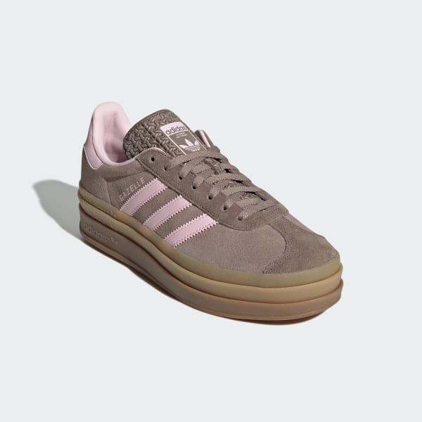 Shop (W) Adidas Gazelle Bold 棕色/粉色/大地層配色 JQ6436