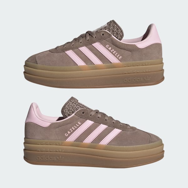 Sizing (W) Adidas Gazelle Bold 棕色/粉色/大地層配色 JQ6436