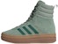 (W) adidas Gazelle Boot 'Silver Green Gum' - Kasut Hijau Perak Tapak Getah. ID6982
