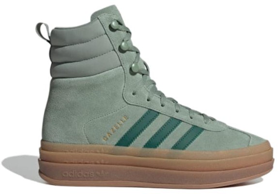 (W) adidas Gazelle Boot 'Silver Green Gum' - Kasut Hijau Perak Tapak Getah. ID6982 Order (W) adidas Gazelle Boot 'Silver Green Gum' - Kasut Hijau Perak Tapak Getah. ID6982